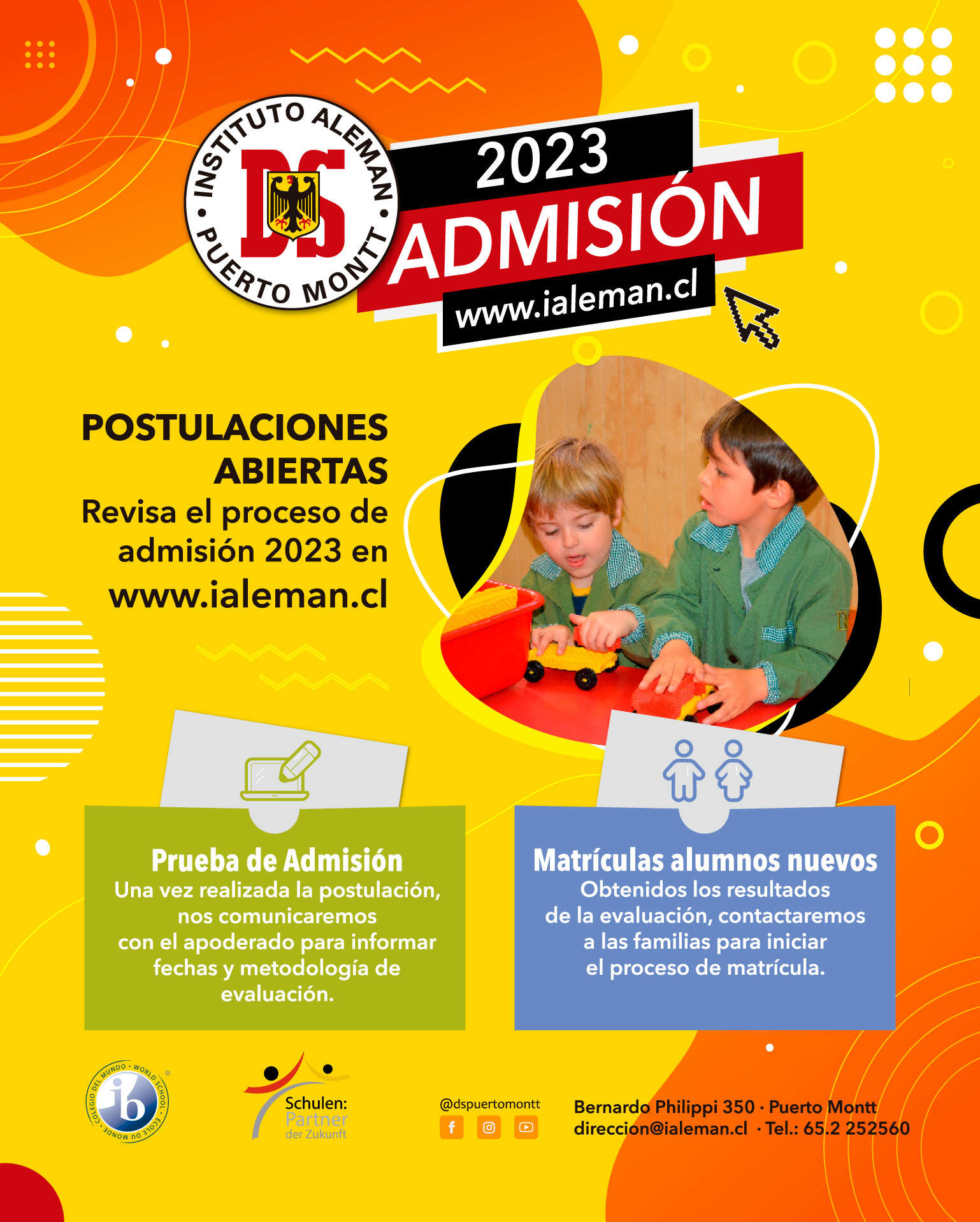 Admision Instituto Alemán Pto Montt